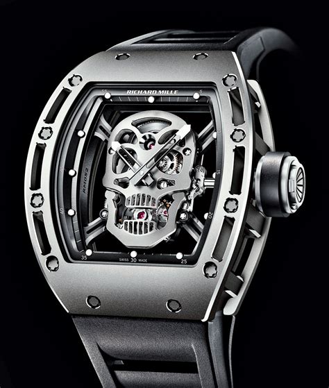 richard mille rm 052 tourbillon skull titanium 2012 price|richard mille 052 skull.